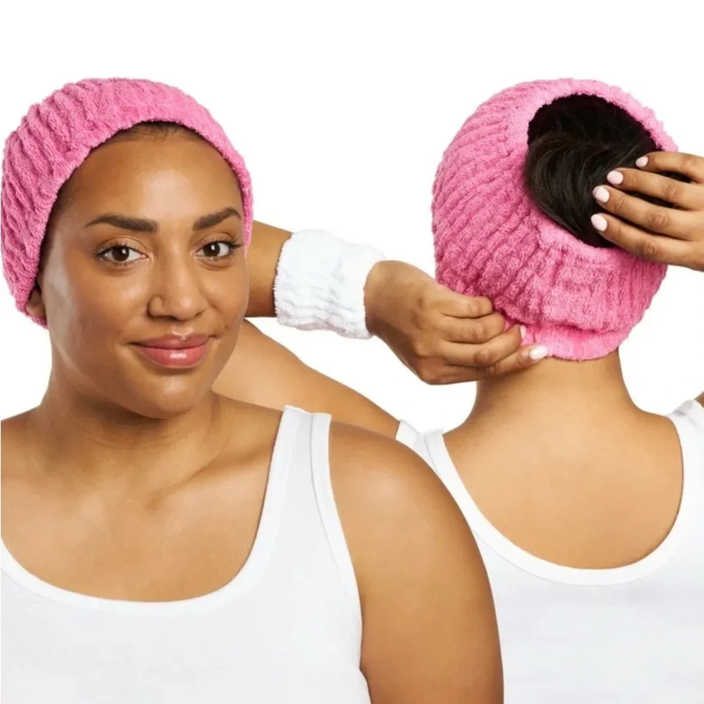 Band Turbie Twist Cotton Headbands for Personal Care Pink NEW